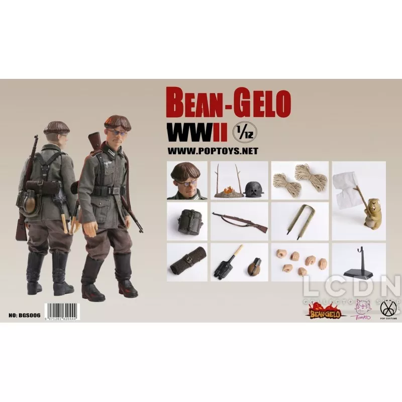WWII Bean Gelo Series Action Figure 1/12 Hans POPTOYS BGS006