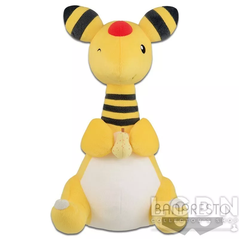 Pokemon Peluche Mogumogu Time Mega Size Pharamp Ampharos Japon 38cm