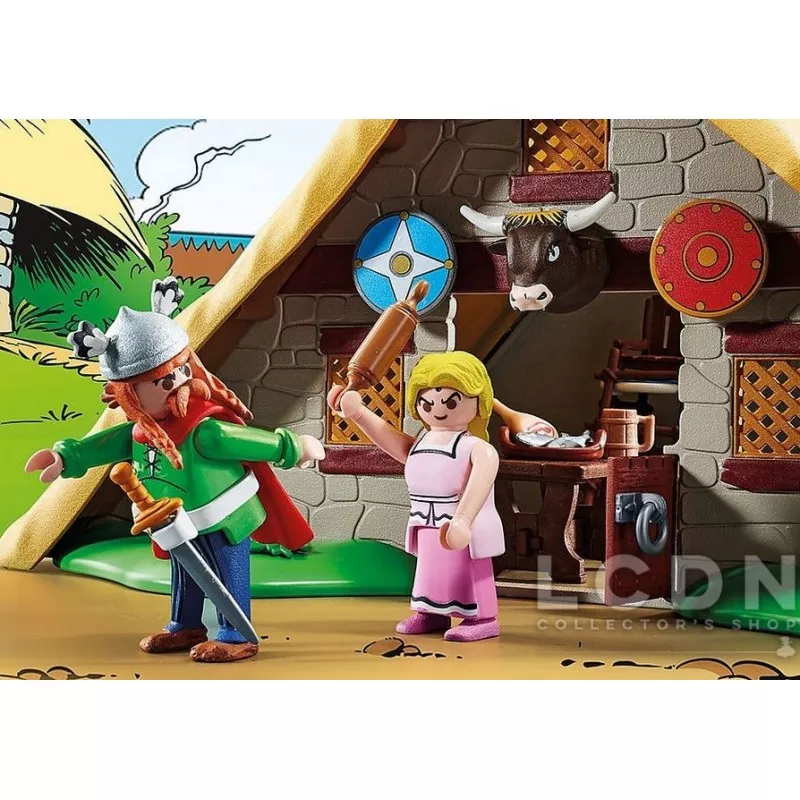 Astérix Réplique La Hutte d&#039;Abraracourcix PLAYMOBIL