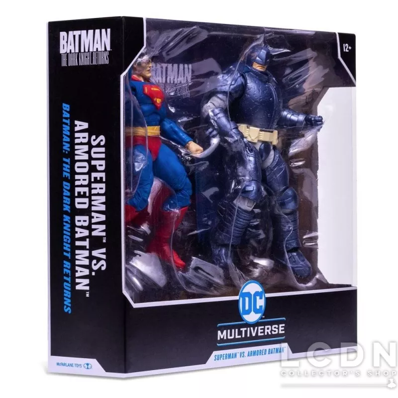 DC Multiverse Pack de 2 Action Figurines Collector Multipack Superman vs. Armored Batman 18cm