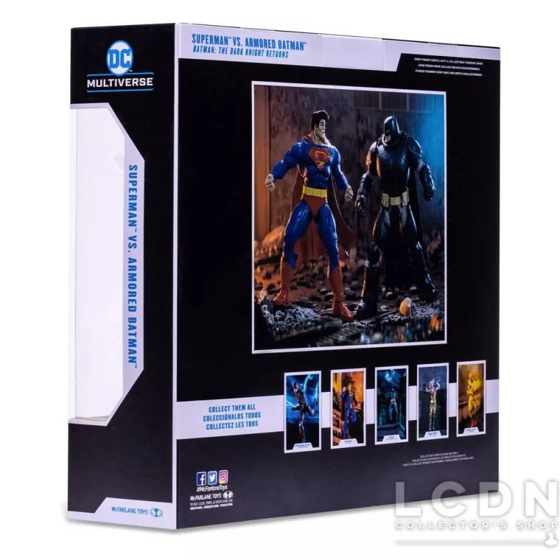 DC Multiverse Pack de 2 Action Figurines Collector Multipack Superman vs. Armored Batman 18cm