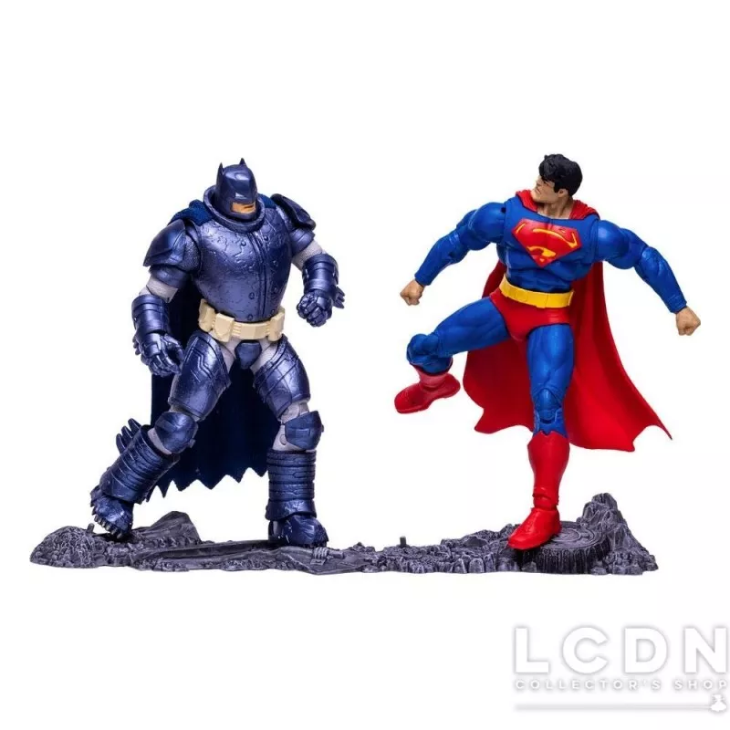 DC Multiverse Pack de 2 Action Figurines Collector Multipack Superman vs. Armored Batman 18cm