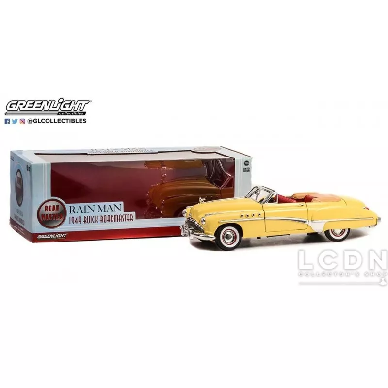 Rain Man Charlie Babbitt&#039;s 1949 Buick Roadmaster Convertible 13616 1/18