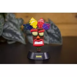 Crash Bandicoot Lamp 3D Icon Aku Aku 10cm