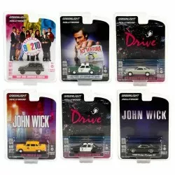 Hollywood Series 33 Set of 6 Cars (Beverly Hills 90210, Ventura, Wick, Drive...) 44930 1/64