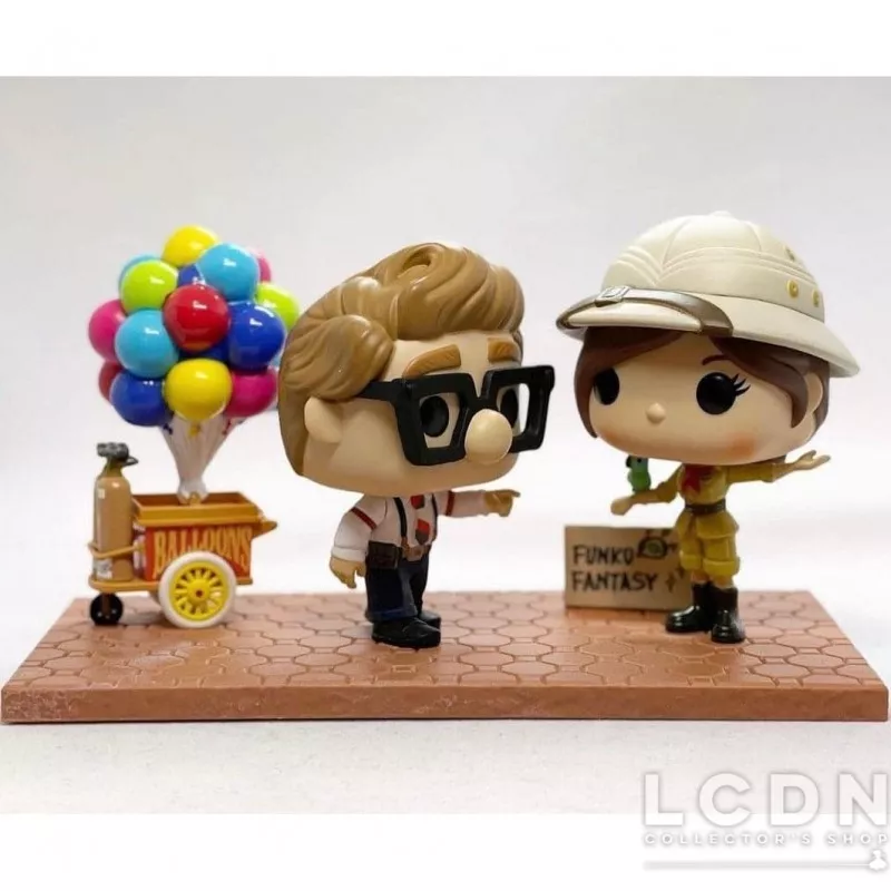 Up Là-haut POP! Moment Carl & Ellie with Balloon Cart Exclusive Special  Edition Vinyle Figurine