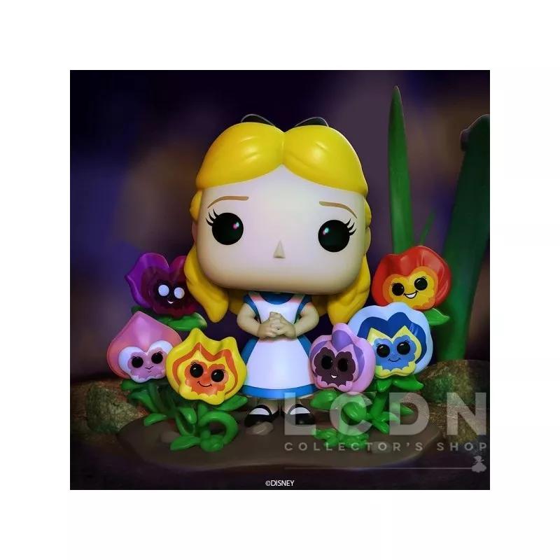 Funko POP! Deluxe Disney Alice In Wonderland - 70th Anniversary: Alice With  Flowers Vinyl Figure