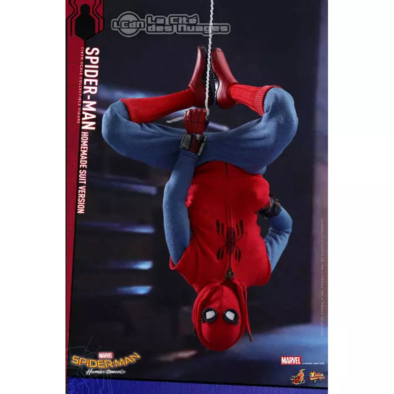 Hot Toys MMS414 Spider-Man Homecoming Spider-Man ( Tom Holland ) Homemade Suit Version 1/6th scale Collectible Figure 28.5cm