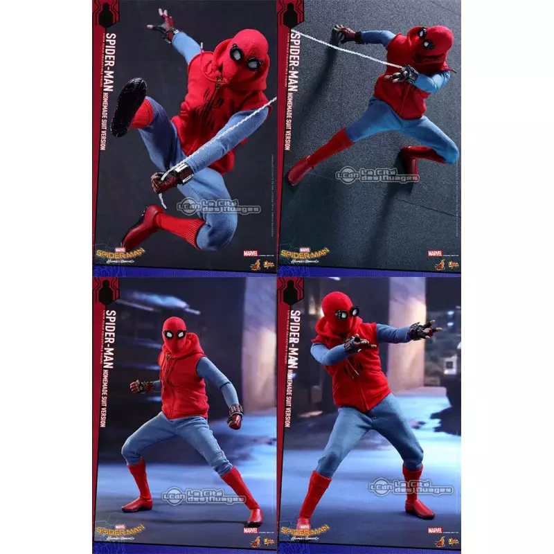 Hot Toys MMS414 Spider-Man Homecoming Spider-Man ( Tom Holland ) Homemade Suit Version 1/6th scale Collectible Figure 28.5cm