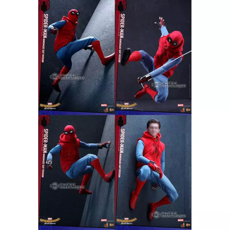Hot Toys MMS414 Spider-Man Homecoming Spider-Man ( Tom Holland ) Homemade Suit Version 1/6th scale Collectible Figure 28.5cm