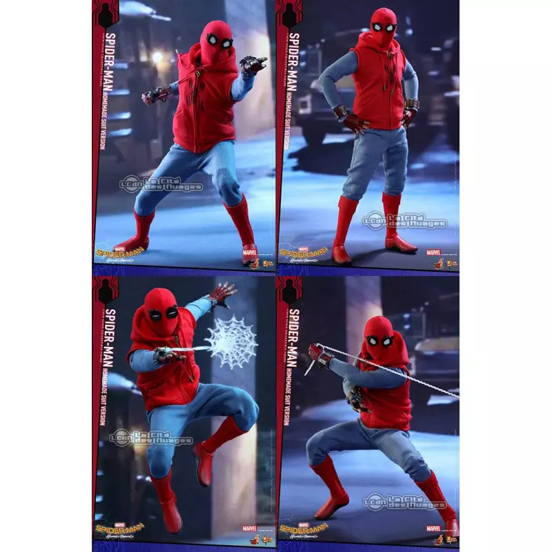 Hot Toys MMS414 Spider-Man Homecoming Spider-Man ( Tom Holland ) Homemade Suit Version 1/6th scale Collectible Figure 28.5cm