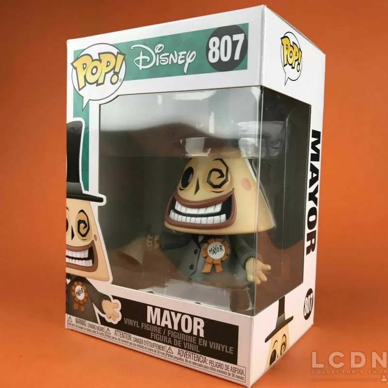 Nightmare before Christmas POP! Movies Mayor with megaphone Vinyl Figure 10cm n°807