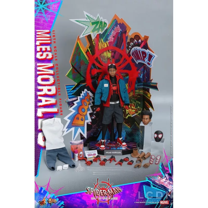 Hot Toys MMS567 Spider-Man Into the Spider-Verse Miles Morales 1/6 Collectible Figure 29cm (New)