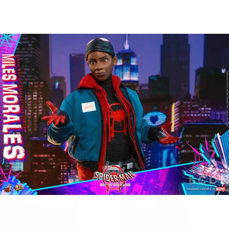 Hot Toys MMS567 Spider-Man Into the Spider-Verse Miles Morales 1/6 Collectible Figure 29cm (New)