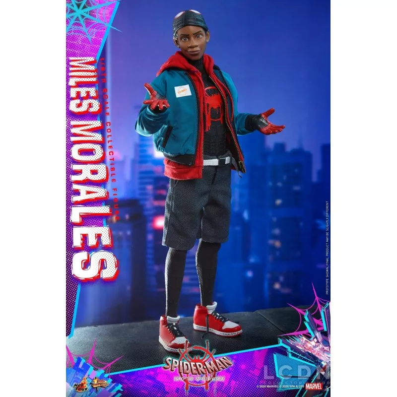 Hot Toys MMS567 Spider-Man Into the Spider-Verse Miles Morales 1/6 Collectible Figure 29cm (New)