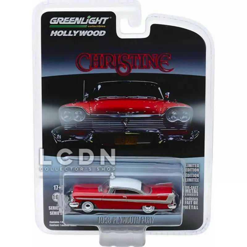 Greenlight Hollywood Series 23 1958 Plymouth Fury Christine 1983 44830 1/64