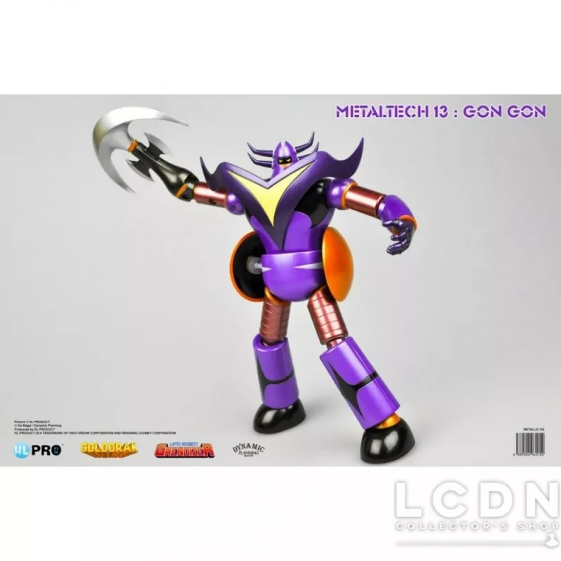 Goldorak (Grendizer) Action Figurine Metaltech 13 Gon Gon Metallic