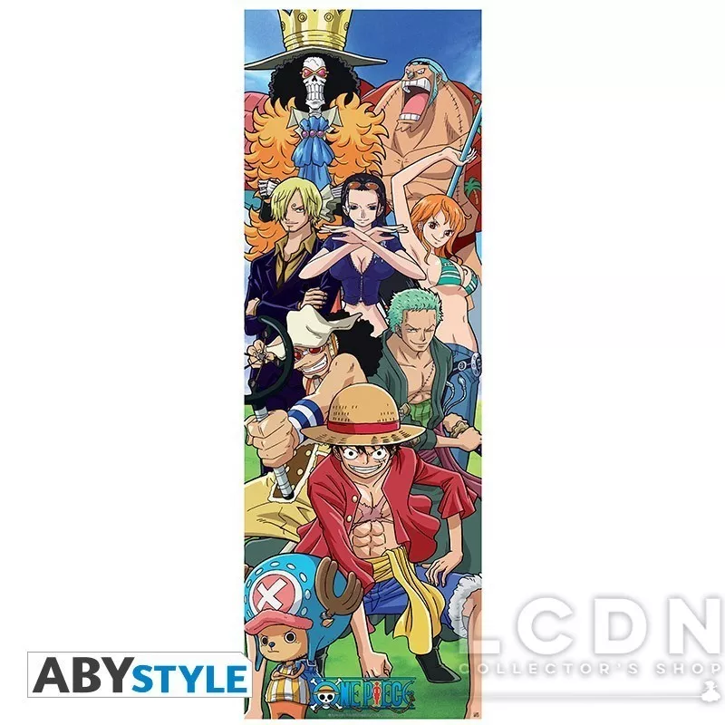 One Piece Poster de Porte Equipage 53x158cm