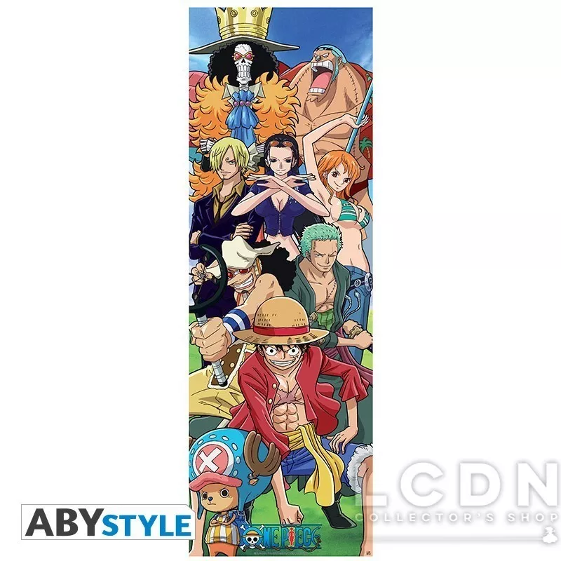 AbyStyle One Piece – Metal plate Luffy Wanted 28 x 38 cm