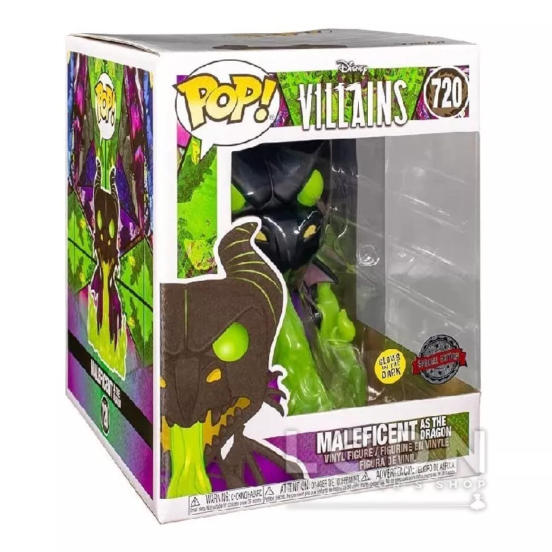 Funko pop Disney Villains Malefique / Maleficent Dragon 15cm - 720