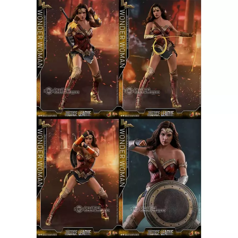 Hot Toys MMS451 Justice League Wonder Woman Gal Gadot Deluxe Version 1/6th scale Collectible Figure 29cm (sealed box)