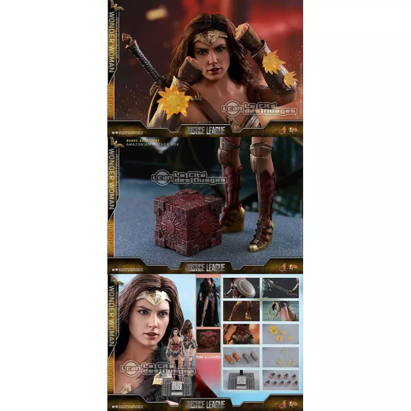 Hot Toys MMS451 Justice League Wonder Woman Gal Gadot Deluxe Version 1/6th scale Collectible Figure 29cm (sealed box)