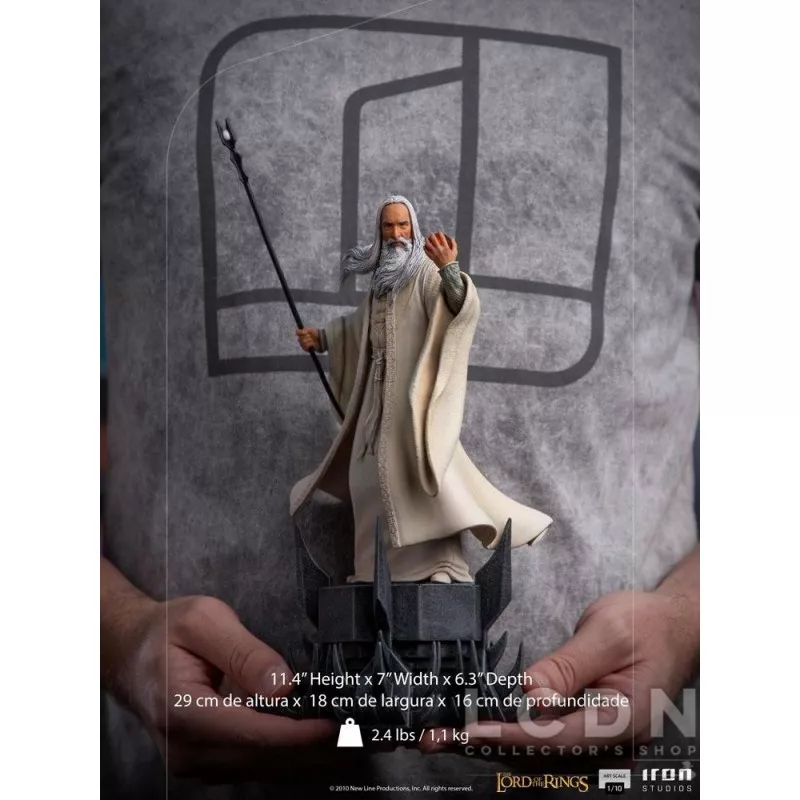 Le Seigneur Des Anneaux (The Lord of the Rings) Statue 1/10 BDS Art Scale Saruman 29cm