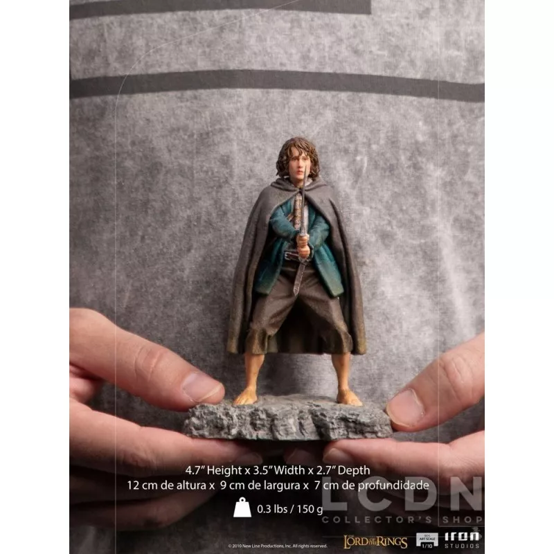 Le Seigneur Des Anneaux (The Lord of the Rings) Statue 1/10 BDS Art Scale Pippin 12cm