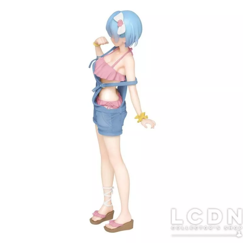 Re:Zero Statue Precious Rem Original Salopette Swimwear Ver. Renewal 23cm