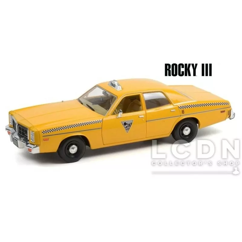 Rocky III Réplique 1978 Dodge Monaco City Cab Co 19111 1/18