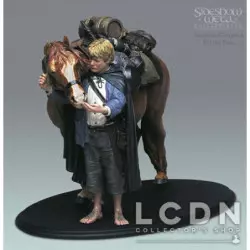 Le Seigneur des Anneaux Samwise Gamgee Samsagace Gamegie avec Bill le poney 1/6 Statue 24cm