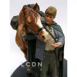 Le Seigneur des Anneaux Samwise Gamgee Samsagace Gamegie avec Bill le poney 1/6 Statue 24cm