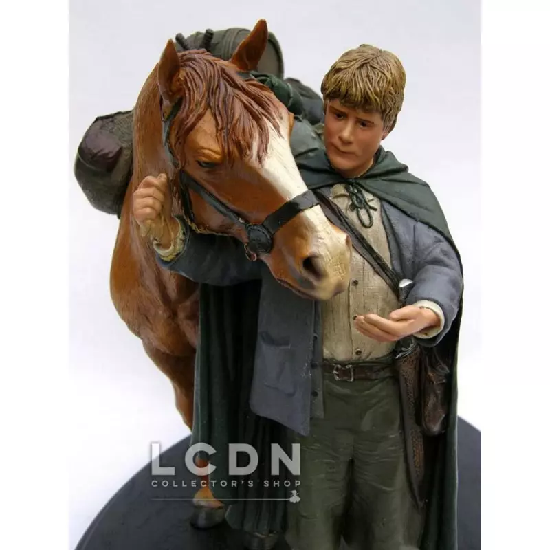 Le Seigneur des Anneaux Samwise Gamgee Samsagace Gamegie avec Bill le poney 1/6 Statue 24cm