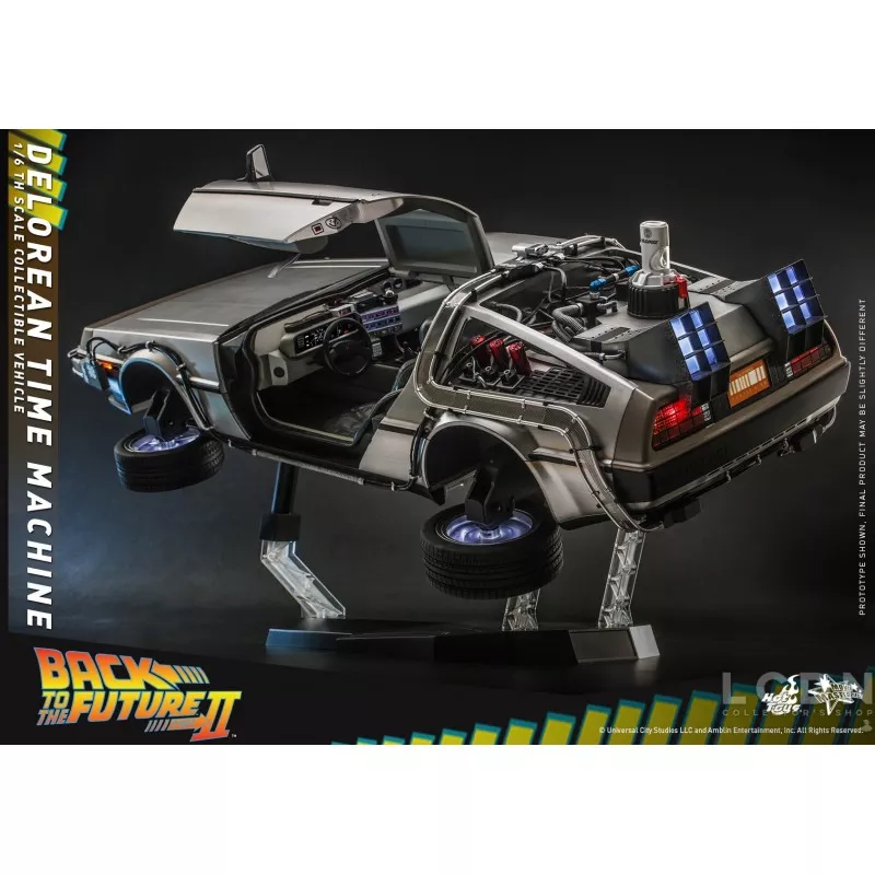 Hot Toys MMS636 Retour vers le Futur 2 II DeLorean Time Machine 1/6 Collectible Véhicule 72cm