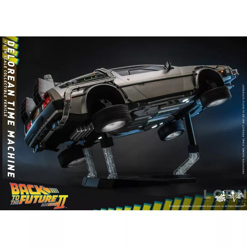 Hot Toys MMS636 Retour vers le Futur 2 II DeLorean Time Machine 1/6 Collectible Véhicule 72cm
