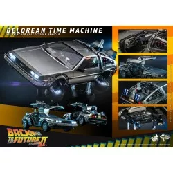 Hot Toys MMS636 Retour vers le Futur 2 II DeLorean Time Machine 1/6 Collectible Véhicule 72cm