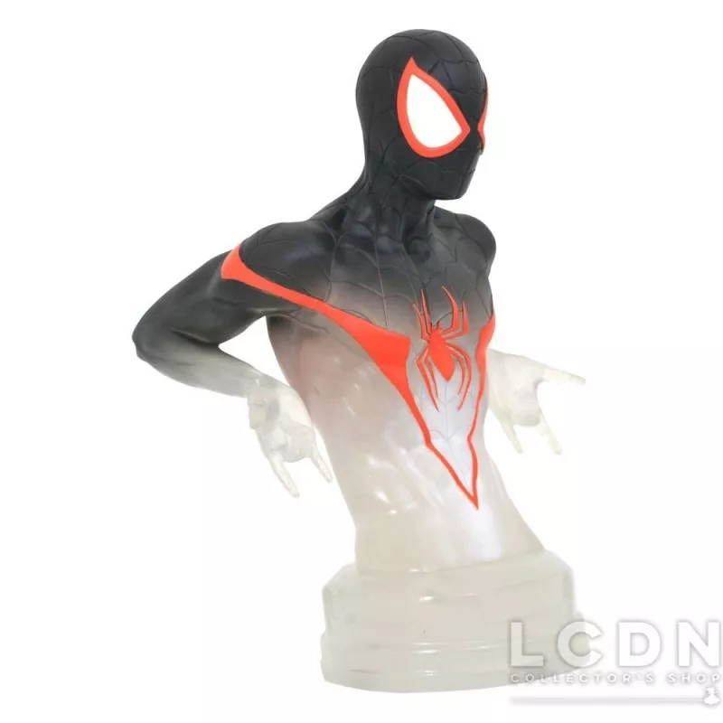 Marvel Comics Bust Camouflage Miles Morales SDCC 2021 Previews Exclusive 18cm