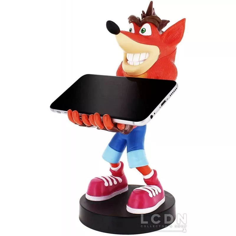 Crash Bandicoot CABLE GUYS Figurine Support manette PVC 20cm