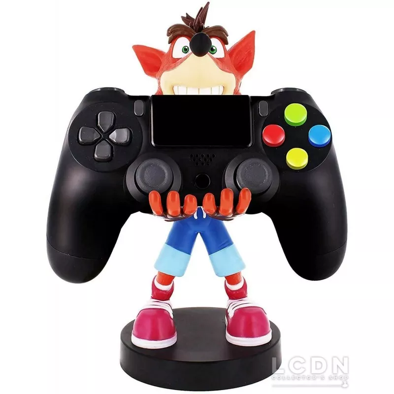 Crash Bandicoot CABLE GUYS Figurine Support manette PVC 20cm