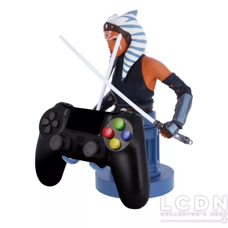 Star Wars Cable Guy Ahsoka Tano Support &amp; Chargeur pour Manette 20cm