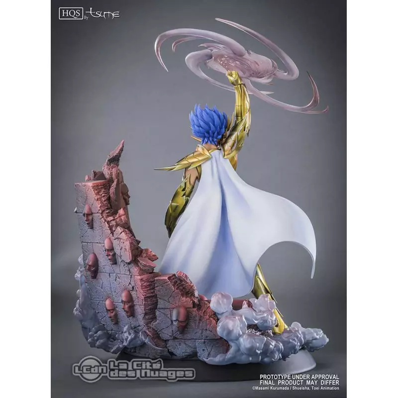 Saint Seiya Chevalier d&#039;Or du Cancer Masque de Mort HQS Statue Tsume Art 46cm (Modèle exposé)