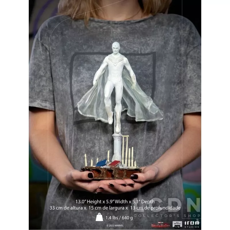 WandaVision Statue 1/10 BDS Art Scale White Vision 33cm