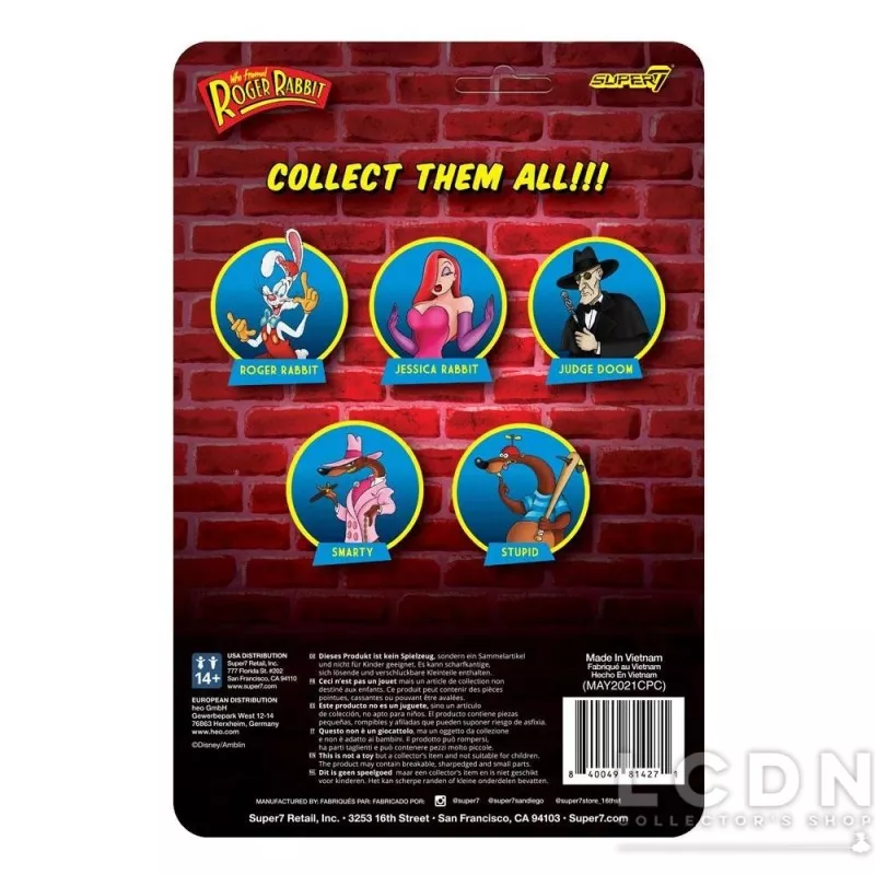 Qui veut la peau de Roger Rabbit (Who Framed Roger Rabbit) Action Figurine ReAction Judge Doom 10cm