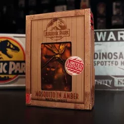 Jurassic Park Lingot de collection Mosquito in Amber Limited Edition 7cm