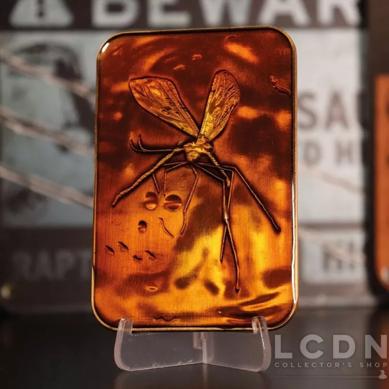 Jurassic Park Lingot de collection Mosquito in Amber Limited Edition 7cm