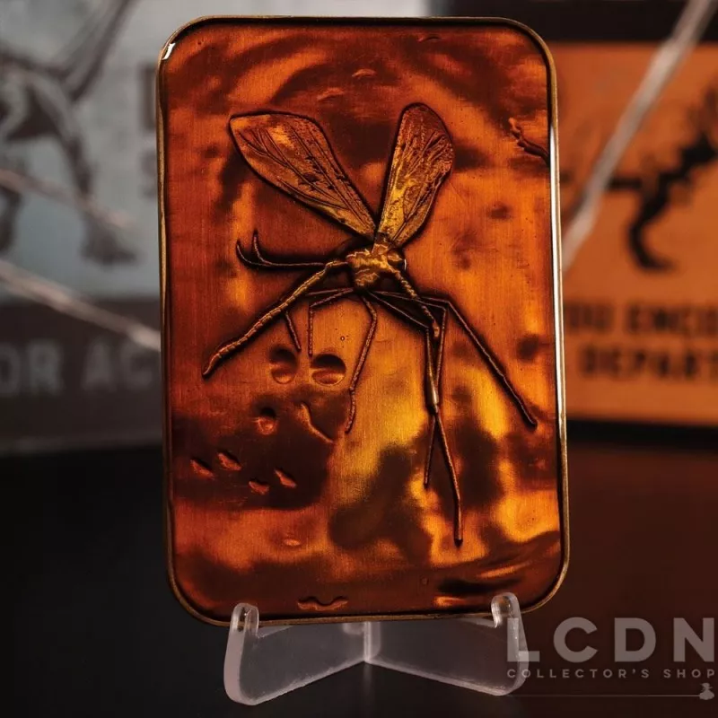 Jurassic Park Lingot de collection Mosquito in Amber Limited Edition 7cm