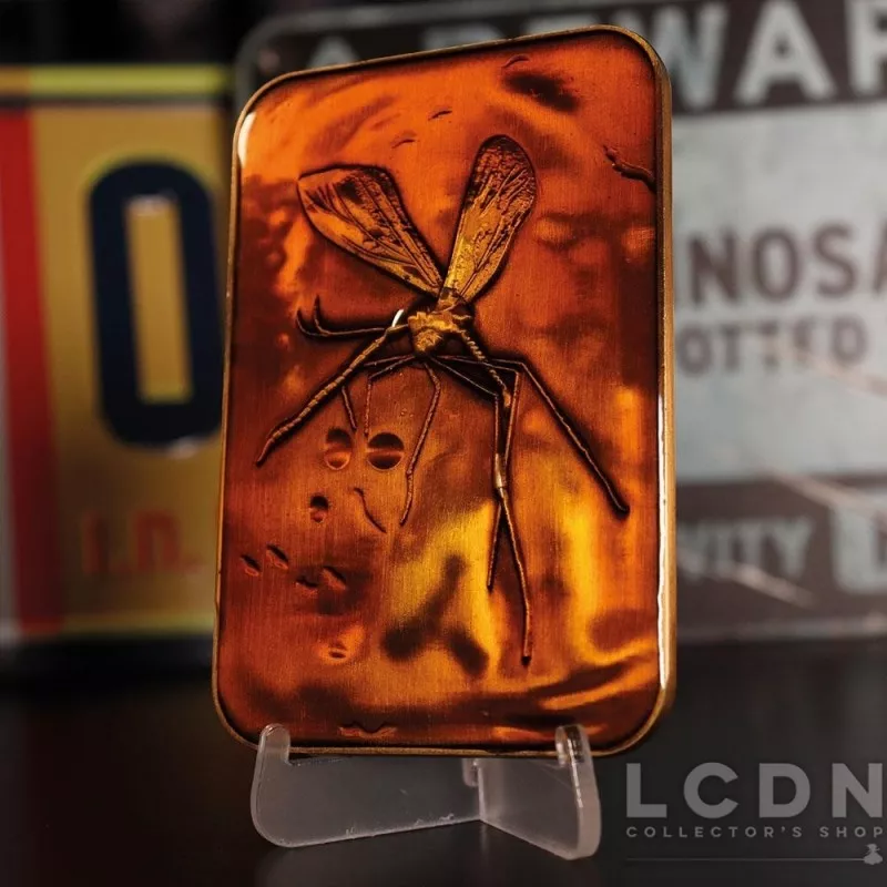 Jurassic Park Lingot de collection Mosquito in Amber Limited Edition 7cm