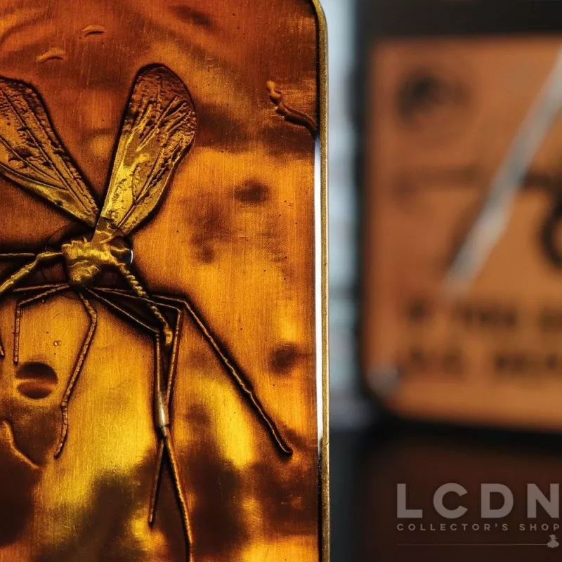 Jurassic Park Lingot de collection Mosquito in Amber Limited Edition 7cm