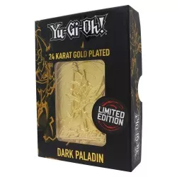 Yu-Gi-Oh! Lingot de collection Dark Paladin Limited Edition (Plaqué Or) 12cm