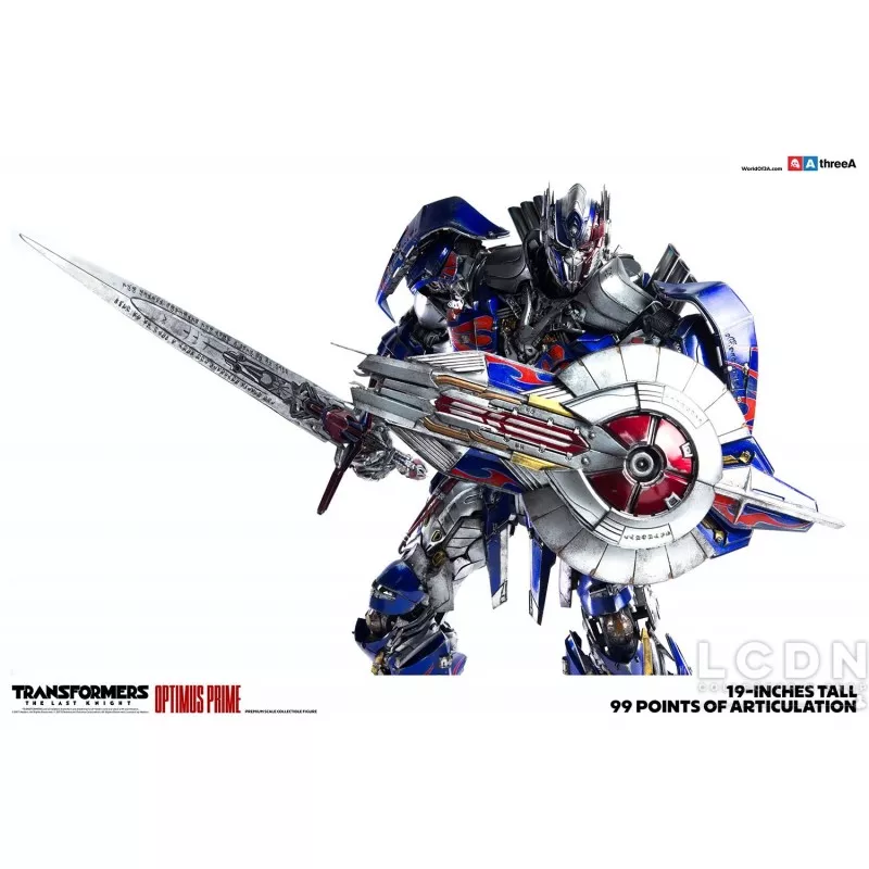 Transformers 5 The Last Knight Collectible Action Figure Optimus Prime (Deluxe Edition) 48cm ThreeZero ThreeA Toys 3A